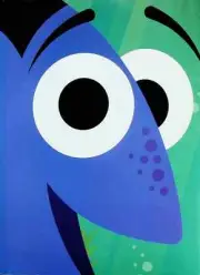 Extreme Close Up - Dory - Disney Pixar Finding Dory Mini Poster 8"x11" Nemo