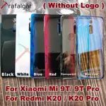 XIAOMI MI 透明玻璃後蓋適用於小米 MI 9T PRO REDMI K20 PRO 電池蓋後殼更換帶不干膠貼紙