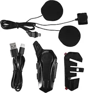 Aswalling Motorcycle Bluetooth Headset Intercom Interconnection Outdoor Riding Headset Communication with Noise Reduction Function