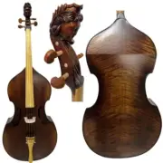 Baroque Style SONG Maestro 4 strings 27" viola da gamba,carving scroll#15530