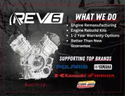 Polaris Ranger 900 Engine Refresh Kit 2013-2020 XP Crew Pistons Gaskets Seals