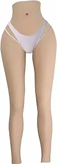 [ZSWN] Full Silicone Vagina Panty False Pussy Padded Push Up Panty Hiding Gaff Underwear Transgender Briefs for Crossdresser