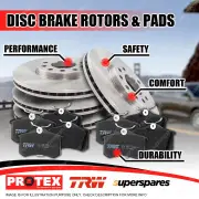 Front + Rear Disc Rotors Brake Pads for Mercedes Benz SLK200 SLK350 R171