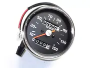 Speedo gauge 150 MPH Triumph Norton BSA smiths replica speedometer Black Face