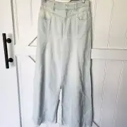 SASS & BIDE Circus Ball Light Blue Denim Flare Jeans Size 42. BNWT