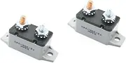 2pcs 12v Circuit Breaker Reset Circuit Breaker Mini Circuit Breaker Grey HOMSFOU