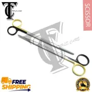 Kaye Face Lift Scissors SuperCut 8" STR/CVD Gold/Ebony Plastic Surgery By TC