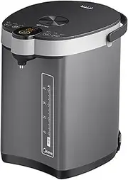 MIDEA Hot Water Dispenser, 5L 316 Stainless Electric Hot Water Dispenser w/Digital Display & Child Lock, Adjustable 6 Temperatures Water Boiler and Warmer for Tea, Coffee and Baby Formula, 1600W