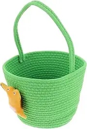 Generic Handwoven Dinosaur Storage Basket for Room Decor Versatile Organizer Cute Shopping Basket for Nursery for Diaper Candy Storage