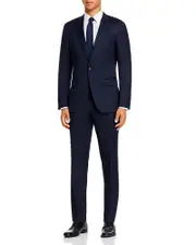 Boss Huge/Genius Wool Twill Slim Fit Suit