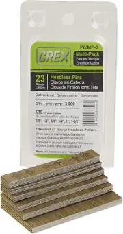 P6/MP-3 23 Gauge Multi-Pack Headless Pins (3,000 per Box)