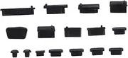 Uonlytech 5 Sets Laptop Charger Port Protectors Dust for Computer Easy to Install Clean Durable Stoppers for USB Ports Reusable Practical Accessories