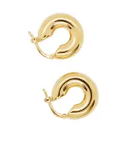 Loop earrings One size Yellow