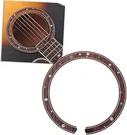 Milisten Guitar Rosette Decal Curved Strips for Sound Hole Inlay Easy to Apply Remove Non Damaging Design for Acoustic Guitars
