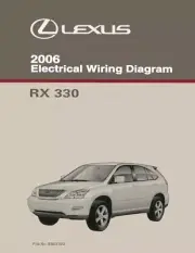 2006 Lexus RX 330 Wiring Diagrams Schematics Layout Factory OEM