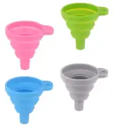 Funnels for Filling Bottles, Kitchen Use, Food Grade Silicone Collapsible Small