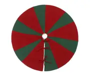 C23 122CM Knitted Christmas Tree Bottom Christmas Apron Christmas Scene Arrangement Woolen Umbrella-shaped Tree Skirt