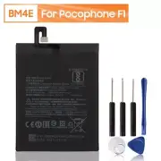 New BM4E Replacement Battery For Xiaomi Pocophone F1 4000 mAh + Tools