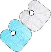 FOMIYES 2pcs Hair Treatment Capes Soft Lightweight Hairdressing Shawls for Hair Dye Perm Neck Protection Aprons Grey Easy to Clean for Salon Use