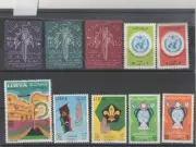LIBYA-KINGDOM-1960-S.13-1964-N151-N152-1968-N236-1971-N407-N408-1973-N507-N508-M