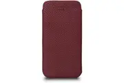Ultraslim Classic Leather Sleeve Pouch - Compatible with iPhone 12 Pro Max - Bordeaux
