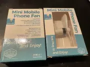 Portable Fan USB Mini Electric Cooling Fan for Android Mobile Phone Black