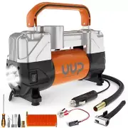 Tire Inflator Air Compressor, 150PSI 12V DC Double Cylinders Heavy Duty Porta...
