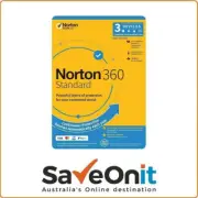 Norton 360 Standard 1 2 3 Devices internet Security VPN PC Mac 2024