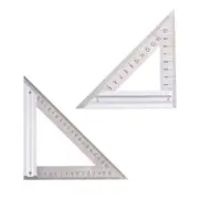 GREENER Ruler 120/180mm Stainless Triangle Ruler for Carpentry Woodworking
