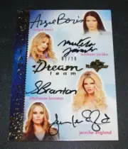 2017 Benchwarmer Dreamgirls DREAM TEAM Quad Auto/10 BORIS Janska BRANTON England