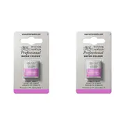 2x Winsor & Newton Professional Watercolour Paint Half Pan Cobalt Violet S4