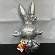 Pokemon 25th Anniversary 8” Metallic Scorbunny Stuffed Plush Animal Toy - NWT