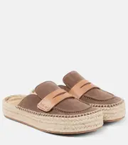 [JW Anderson] JW Anderson Suede espadrille loafers AU 9 grey