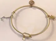 ❤️Origami Owl CORE Bangle Bracelet ~ 3 Mementos Charms & Spacers ~ BEAUTIFUL❤️