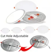 2025 LED Panel Lights Ceiling Downlight 6W 8W 15W 20W Square/ Round Panel