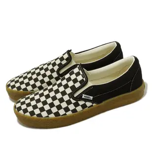 Vans 休閒鞋 V98CF CPS Slip On CPS 黑 白 棋盤格 水洗帆布 生膠底 6353060001