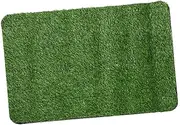 SUPVOX 1Pc Artificial Turf Door Mat Non Skid Bathroom Mat Durable Water Absorption Entrance Rug for Indoor and Outdoor Use Cozy Natural Style Design