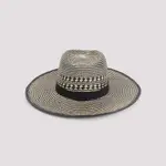 [Maison Michel] Maison Michel-Natural Beige Brisa Charles Bicolor Hat-Donna M STAND