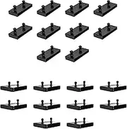 38mm Twin Plastic Bed Slat Holders Caps Fixings for Wooden Bed Frames (Pack of 10)