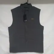 Travis Mathew L Snowbody Grey Pinstripe Vest Francis Ford Coppola Winery NWT