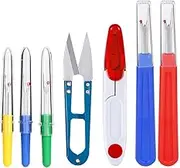 AIMALL 7PCS Thread Stitch Cutter Stitching Seam Ripper Unpicker Craft Sewing Tool, Crafting, and Embroidery, Metal & Plastic, Portable and Safe Design