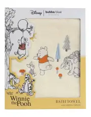 [Bubba Blue] Winnie The Pooh Bath Towel in Yellow
