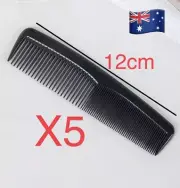5 Pieces Hair Comb Mens Salon Barber Hairdresser Brush For Men Pocket Travel;