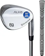 [Alvo Golf] Satin Chrome - Individual Wedges Golf Wedges 56 Degree - Wedge Mens Golf - Gap Wedge, Sand Wedge, lob Wedge Golf Club for Men - Premium Grip, Pitching Wedge for Men Right Hand - Wedges Golf