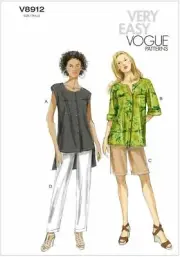 Vogue Patterns V8912 Misses' Top, Shorts and Pants Sewing Pattern Sizes 8-16