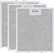 3PCS W10169961A Range Hood Grease Filter, 3-Layer Aluminum Mesh Range Hood Filter Metal Slip Joints Compatible with Ikea, Jenn Air, Whirl-pooll(10.5 * 12Inch)