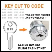 For Sandleford Letterbox Mailbox Letter Box Lock Key Key Made To Code Number