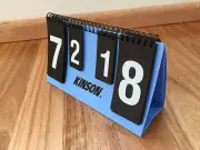 KINSON 剑神 Table Tennis Ping Pong Scoreboard Mini Plastic Counter Score Board