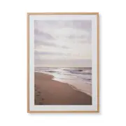 E Style The Shore Framed Landscape Wall Art Hanging Decor 90x120cm Sand