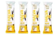 4 BARS x 60GR Vanilla HALVA SUNFLOWER Snack ZOLOTOY VEK UKRAINE Халва Ванильная